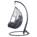 Dupla függőfotel, szürke, DELIA