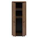 Akasztós szekrény, bolzano tölgy/fekete, DELIS F