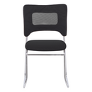 Rakásolható szék, fekete/króm, DELOS