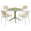 Kerti asztal, zöld, DENTON NEW