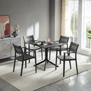 Kerti asztal, fekete, DENTON NEW