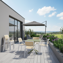 Kerti asztal, zöld, DENTON NEW