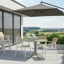 Kerti asztal, zöld, DENTON NEW