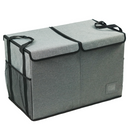 Összecsukható tároló doboz, szürke/fekete, DETER