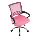 Irodai szék, rózsaszín/fekete, DEX 4 NEW