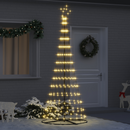 vidaXL LED Karácsonyi Fenyő 295 LED-del Meleg fehér 250 cm Fém