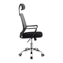 Irodai szék, világosszürke/fekete, DIKAN