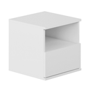 Éjjeliszekrény, fehér, DOLI