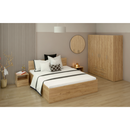 Éjjeliszekrény, tölgy craft arany, DOLI