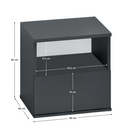 Éjjeliszekrény, grafit, DOLI