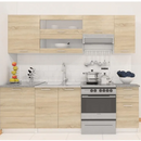 alsószekrény, tölgy sonoma/fehér, FABIANA S - 80