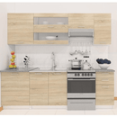 alsószekrény, tölgy sonoma/fehér, FABIANA S - 60KU