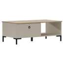 Dohányzóasztal, szürkésbarna Taupe/silverjack tölgy, DOMCA 1S