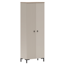 Szekrény, szürkésbarna Taupe/silverjack tölgy, DOMCA 2D