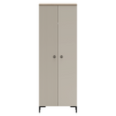 Szekrény, szürkésbarna Taupe/silverjack tölgy, DOMCA 2D