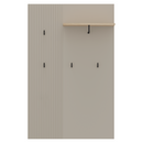 Akasztópanel 85, szürkésbarna Taupe/silverjack tölgy, DOMCA