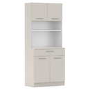 Négyajtós szekrény, kasmír, DOMIS NEW