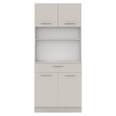 Négyajtós szekrény, kasmír, DOMIS NEW