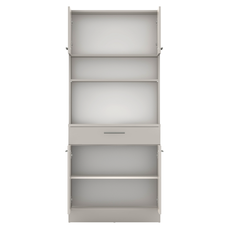 Négyajtós szekrény, kasmír, DOMIS NEW