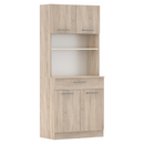 Négyajtós szekrény, sonoma tölgy, DOMIS NEW