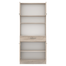 Négyajtós szekrény, sonoma tölgy, DOMIS NEW