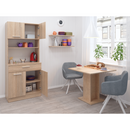 Négyajtós szekrény, sonoma tölgy, DOMIS NEW