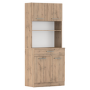 Négyajtós szekrény, wotan tölgy, DOMIS NEW