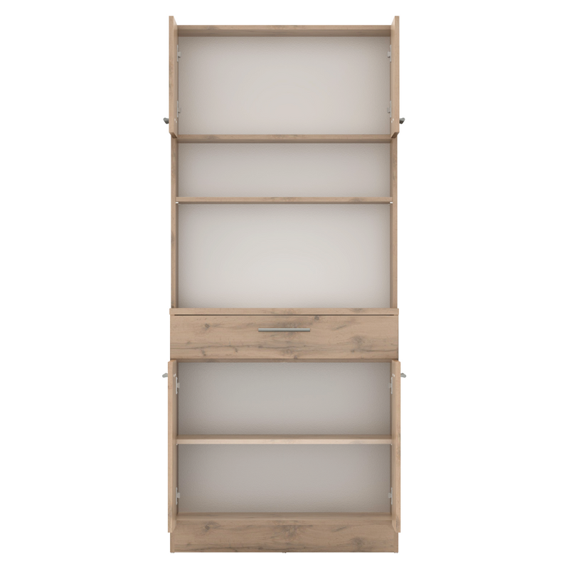 Négyajtós szekrény, wotan tölgy, DOMIS NEW