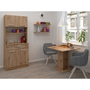 Négyajtós szekrény, wotan tölgy, DOMIS NEW