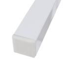 Kerti rakásolható szék, fehér acél/világosszürke, DORIO