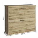 Cipősszekrény 2K, navarra tölgy, DORSI