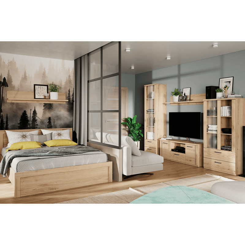 TV asztal 2D1S/135, navarra tölgy, DORSI