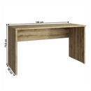 Számítógépasztal 140, navarra tölgy, DORSI