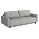 Kihúzható kanapé, világosszürke, DORY