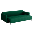 Kihúzható kanapé, zöld, DORY