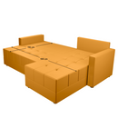 Univerzális ülőgarnitúra, mustársárga, DUAN ROH