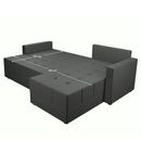 Univerzális ülőgarnitúra, szürke, DUAN ROH