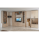 TV szekrény, DTD laminált, tölgy sonoma, DUNAJ TYP5