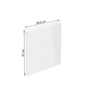 Előlap mosogatógépre, fehér extra magasfényű HG, 59,6x57, AURORA