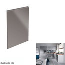 Előlap mosogatógéphez, fehér/szürke extra magasfényű HG, 59,6x57, AURORA