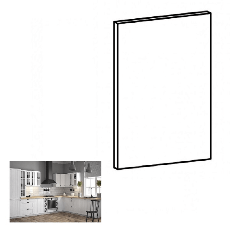 Előlap mosogatógéphez, sosna andersen, 59,6x57, PROVANCE