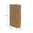 Alsó szekrény kihúzhatós kosárral, lancelot tölgy, VEGA D15 CARGO BB