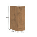 Alsó szekrény kihúzhatós kosárral, lancelot tölgy,, VEGA D30 CARGO BB