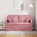 vidaXL Kanapé Rózsaszín 138 x 78 x 80 cm Bársony