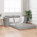 vidaXL Kanapéágy Világosszürke 148 x 71 x 83 cm Bársony