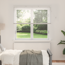 vidaXL Zsaluzia Fehér 150 x 160 cm 25 mm PVC