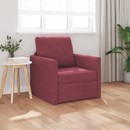 vidaXL Kanapéágy Bordó 74 x 77 x 81 cm szövet