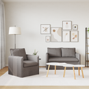 vidaXL Kanapé Szett 2 pcs Tópszínű 136 x 82 x 85 cm Szövet