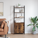 vidaXL Könyvespolc Füstölt tölgy 60 x 24 x 161 cm Faanyag