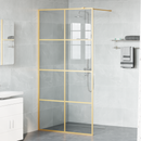 vidaXL Walk-in zuhanyfal Arany 100 x 195 cm edzett üveg